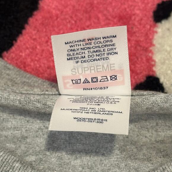 Supreme Enta Da Stage Tee – Heather Grey (FW22) - Picture 6 of 10